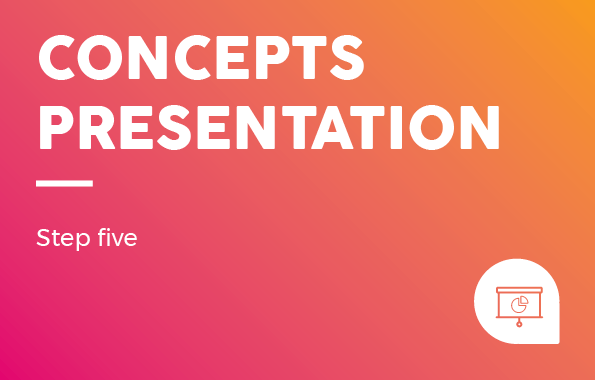 Design Process: Concepts Presentation - Step Five