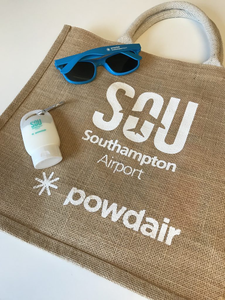powdair and Southampton Airport promotions