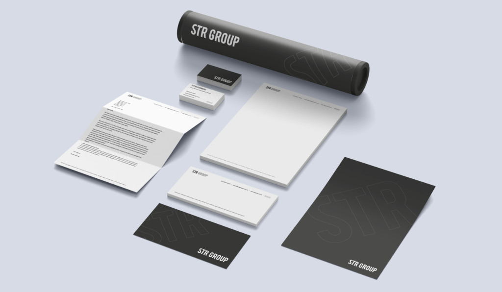 STR Group Brand Logo design Branding | STR Group Brands