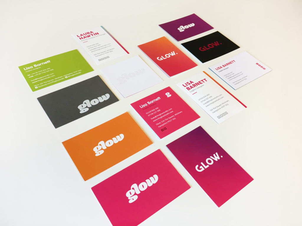 Glow Business Cards