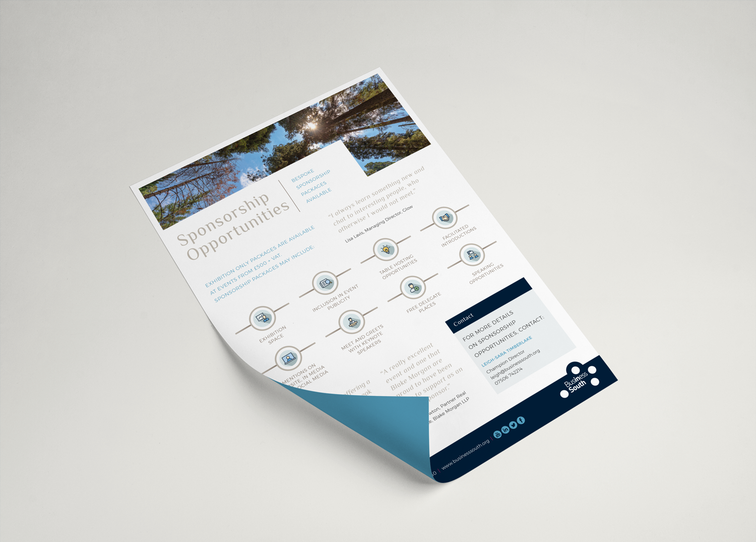 Business South Promotional Sheet