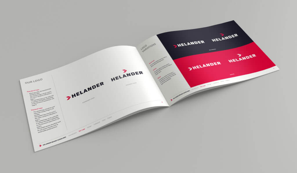 Helander Precision Engineering Brand Logo Design
