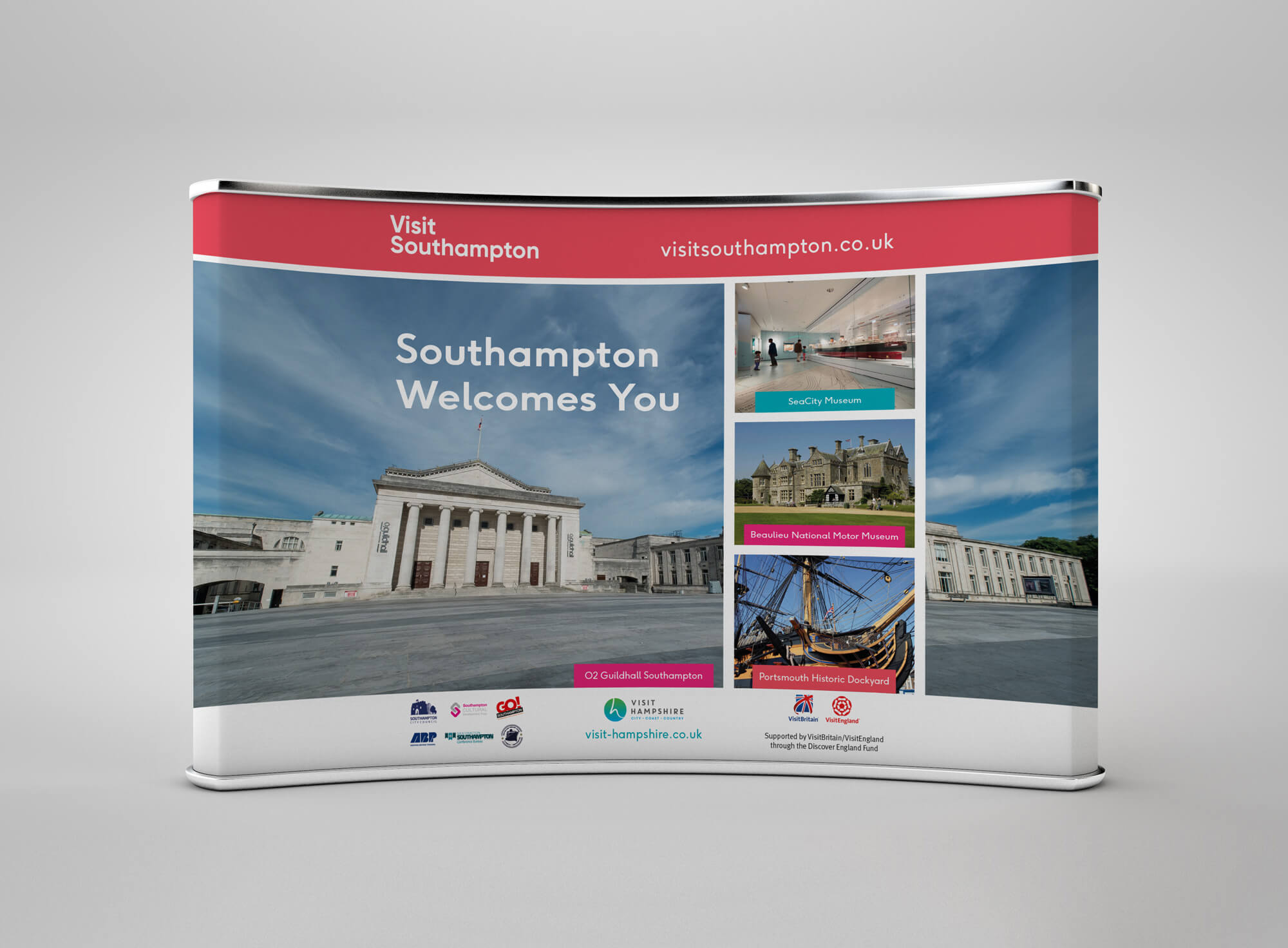 Southampton City Council Exhibition banner design