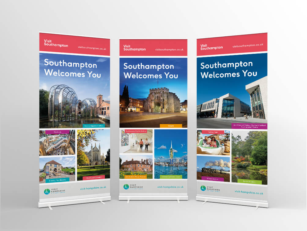 Southampton City Council Exhibition banner design