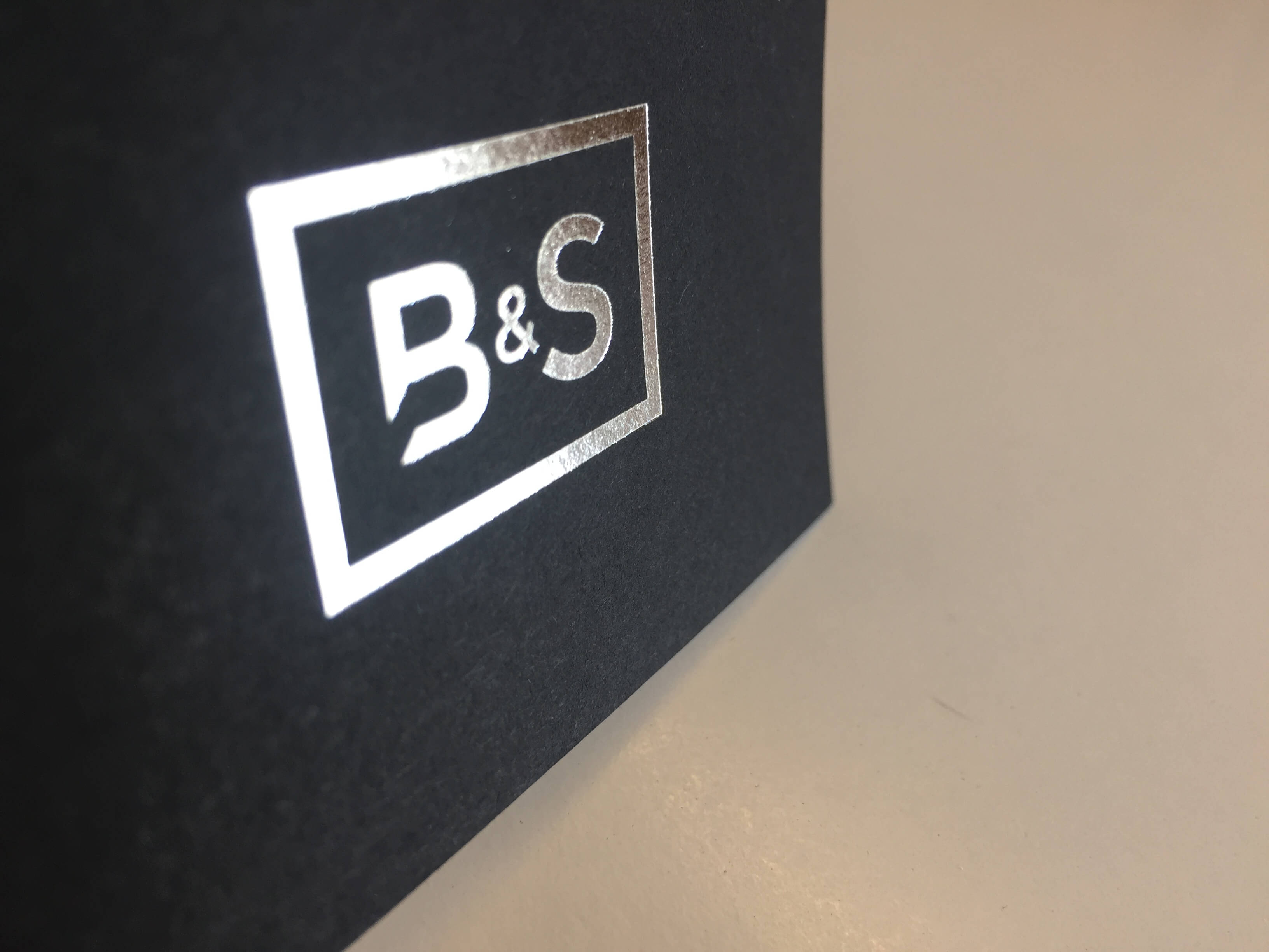 B&S Business Cards Foiling