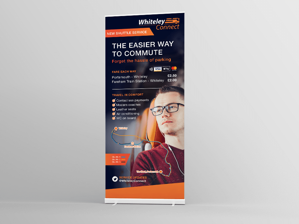 Whiteley Connect Pull up Banner