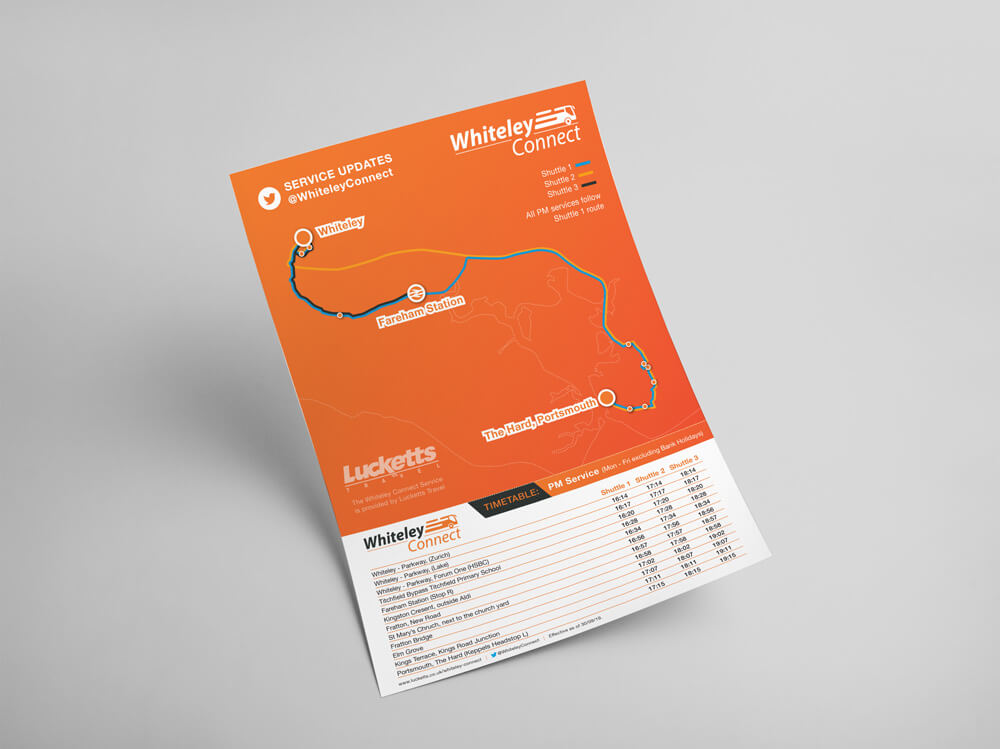 Whiteley Connect Flyer Reverse Design