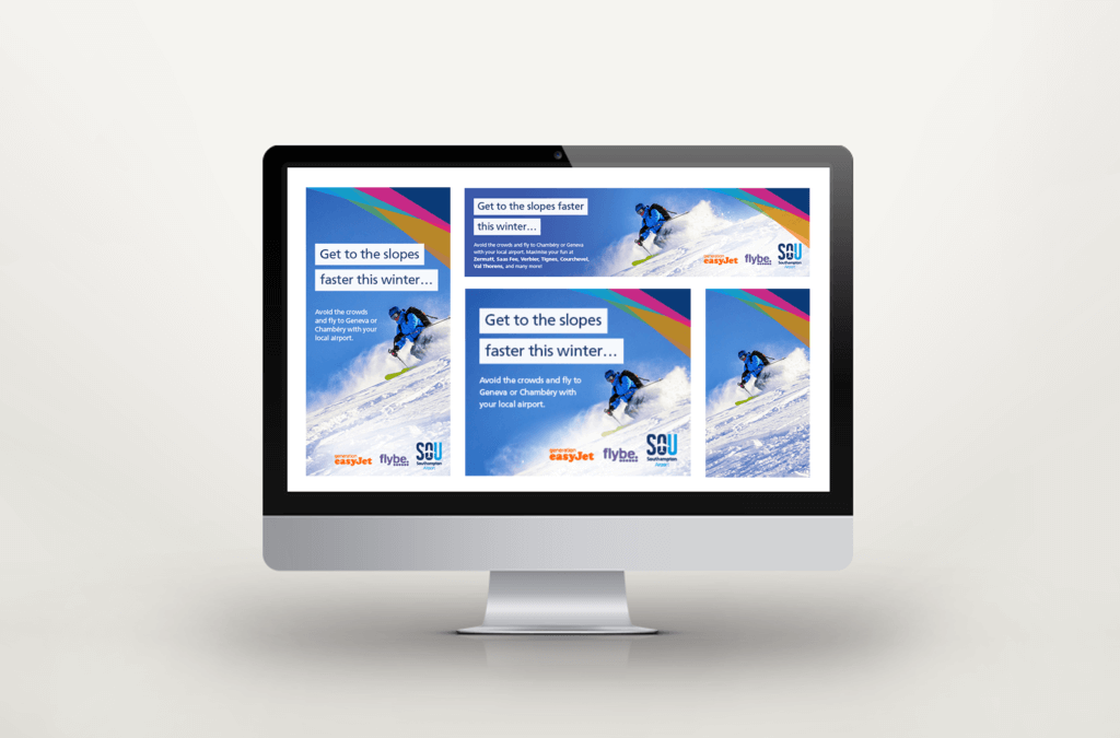 Southampton Airport Ski Campaign Digital Ads