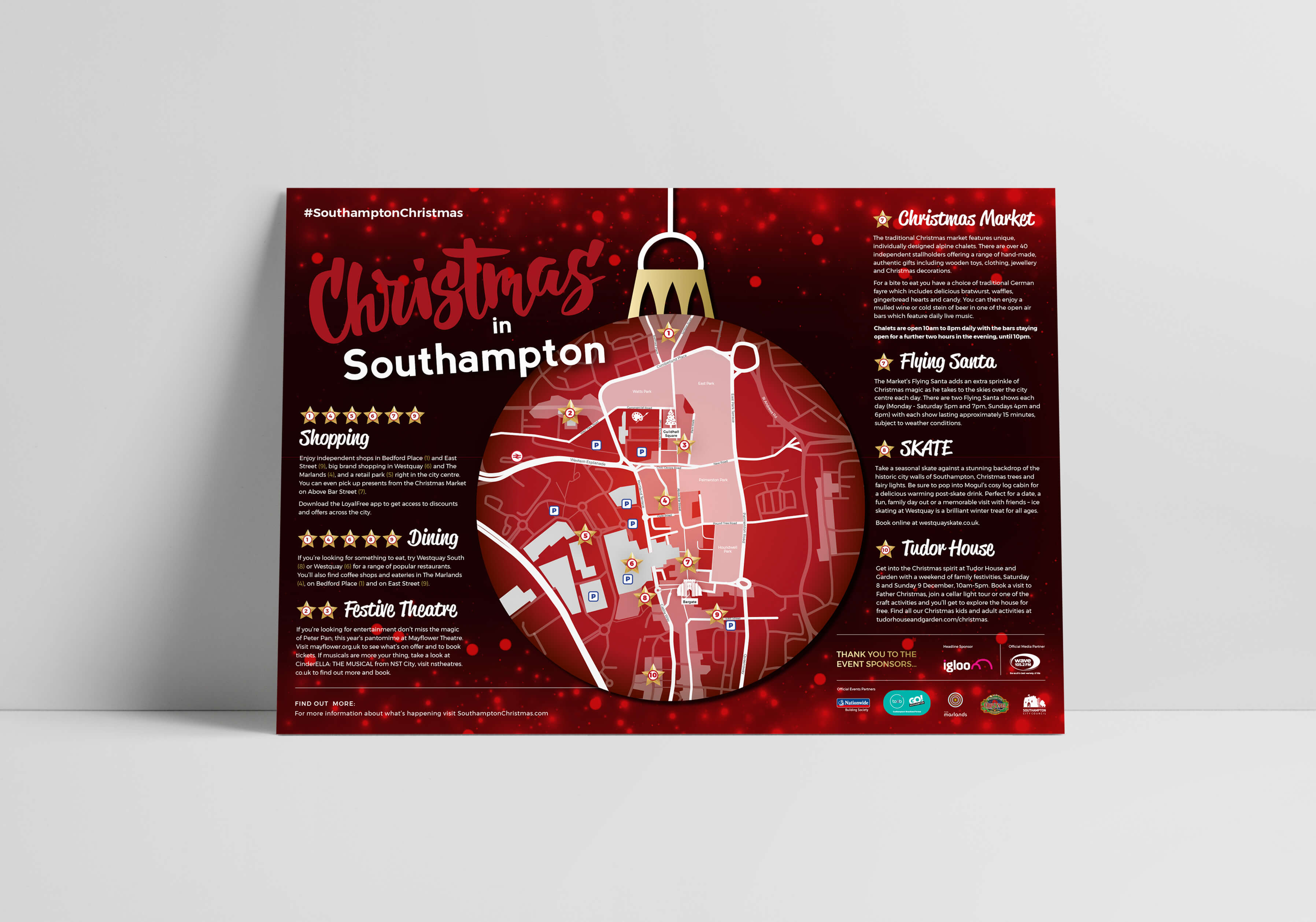 GO! Southampton Christmas Campaign Map
