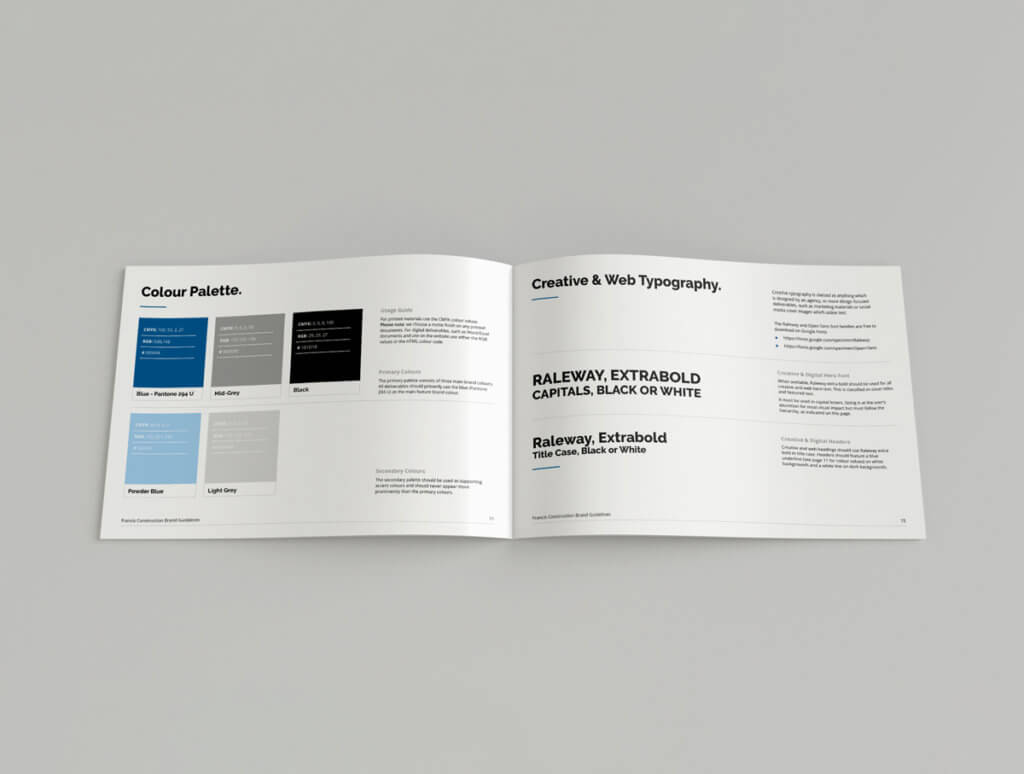 Francis Construction Brand Guidelines