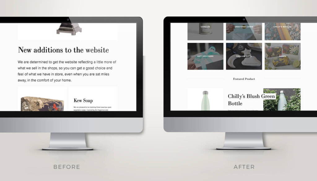 Brocante Website Design Squarespace